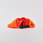 Transit Lite Cap - Neon Orange / Coral — VÅGA running cap — back view, unstructured construction