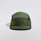 Club Cap - Utility Green / Black — VÅGA running cap — front view