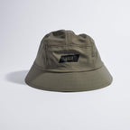 Feather Bucket Hat - Taupe