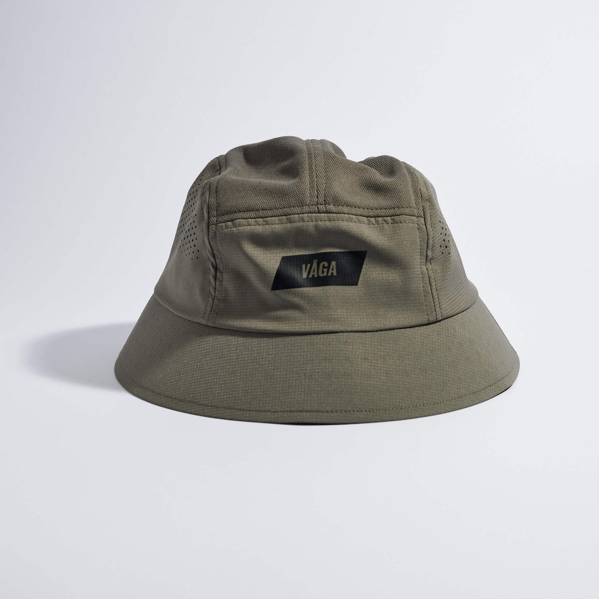 Feather Bucket Hat - Taupe