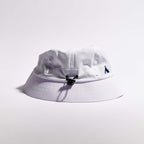 Feather Bucket Hat - White