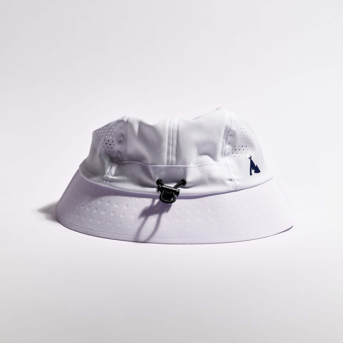 Feather Bucket Hat - White