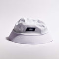 Feather Bucket Hat - White