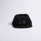 Feather Racing Cap - Black — VÅGA running cap — front view