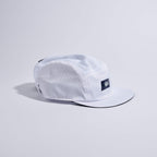 Feather Racing Cap - White — VÅGA running cap — angled view