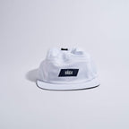 Feather Racing Cap - White — VÅGA running cap — front view