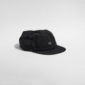 Night Club Cap 2.0 - Black — VÅGA running cap — angled view