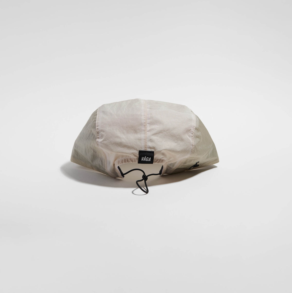 Pacer Cap - Dust Grey / Taupe — VÅGA running cap — back