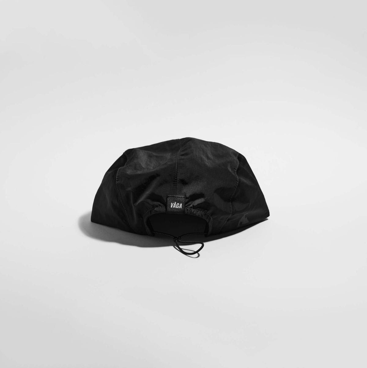 Pacer Cap - Storm Black — VÅGA running cap — back